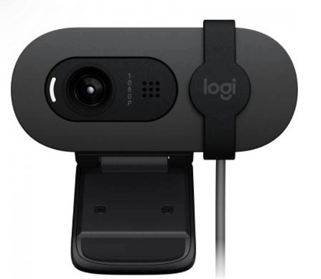 Logitech Веб-камера Brio 105 Full HD 1080p Webcam - GRAPHITE - USB