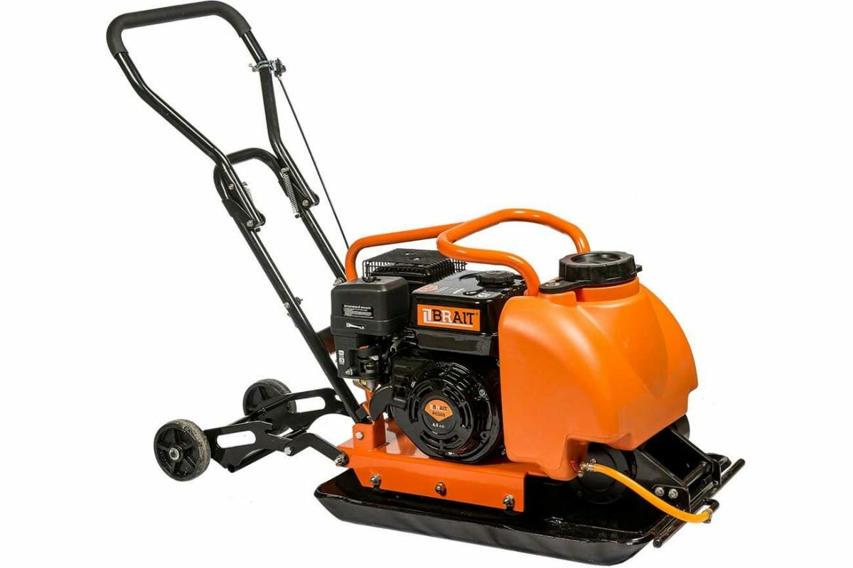 фото BRAIT Виброплита бензиновая PC100 (6,5лс, ударная сила 28кН, рабочая поверхность 68*46, 5400 об/мин)