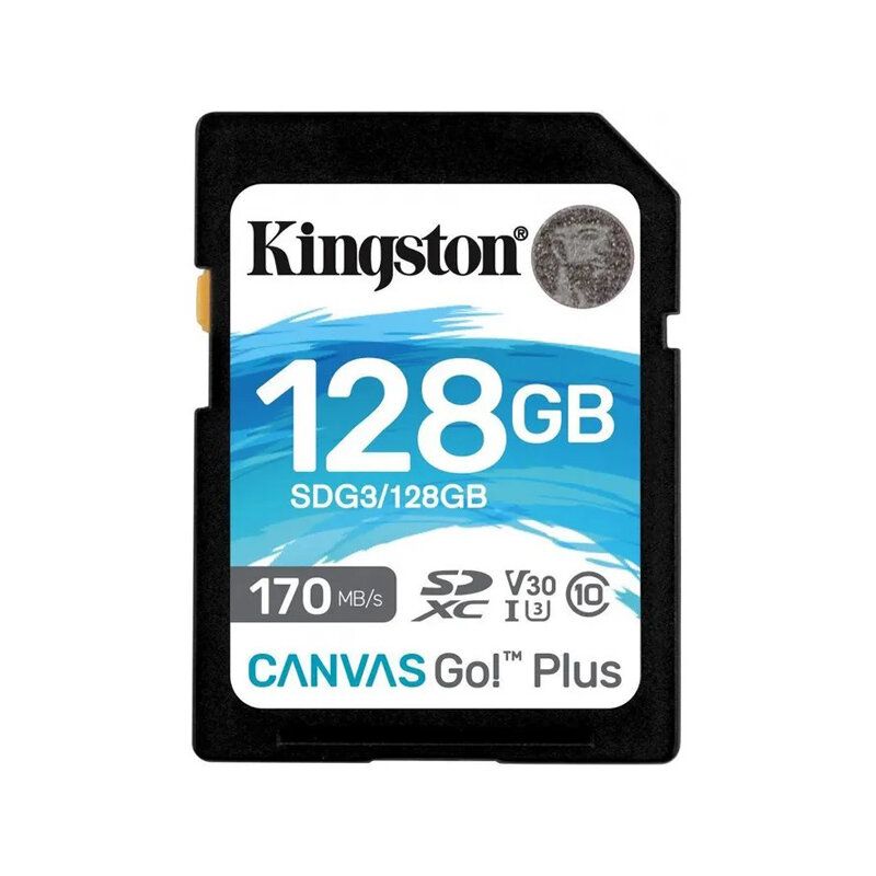 Карта памяти Kingston 128GB Canvas Go! Plus 170MB/s