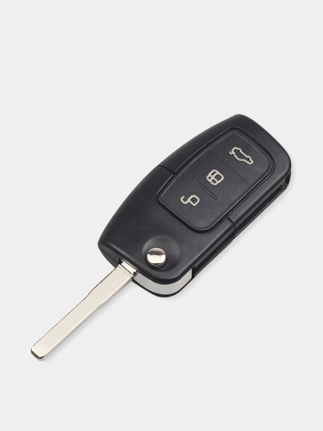 Ключ / корпус ключа / для FORD Форд / Focus 2 / фокус Mondeo / Мондео / Fiesta/ Фиеста / Цвет Серый