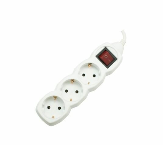 фото Старт Сетевой удлинитель 3 розетки, 3 м, белый