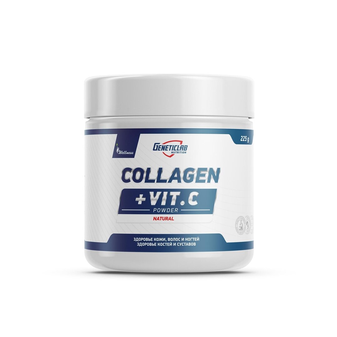 GeneticLab Collagen + Vit. C 225 г (Без вкуса)