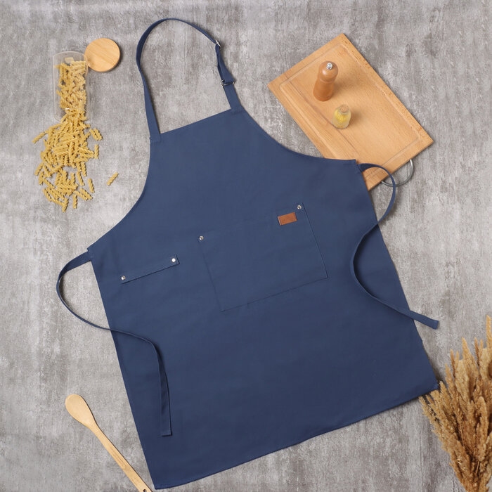 фото Фартук Этель цв.синий, 63*75 см,100% хл