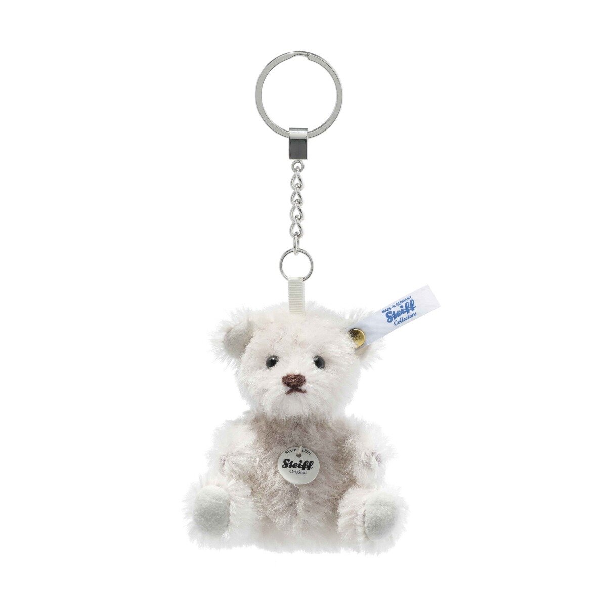 Мягкая игрушка Steiff Pendant Mini Teddy bear (Штайф брелок Мини Мишка Тедди белый, 8 см)