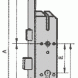 5494952 Замок многозапорный 2300 PZ/F20/55/92/8 с 2-мя дополнительными ригельными запорами