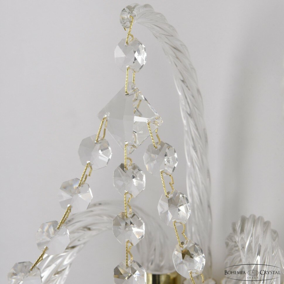 Бра Bohemia Ivele Crystal AL16311B/2/141 WMG - фото №5