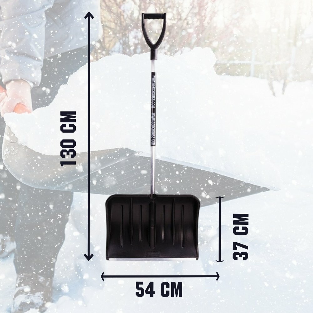 Лопата снегоуборочная 54х37 см, высота 130 см - фотография № 2