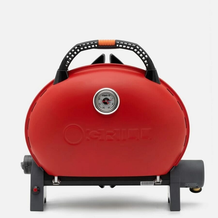 Портативный газовый гриль O-GRILL 500 (Красный) + адаптер А