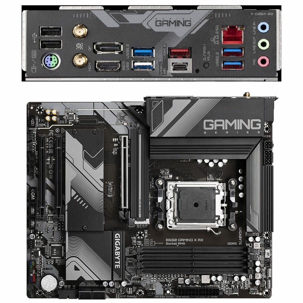 Материнская плата GIGABYTE B650 GAMING X AX (rev. 1.0/1.1)