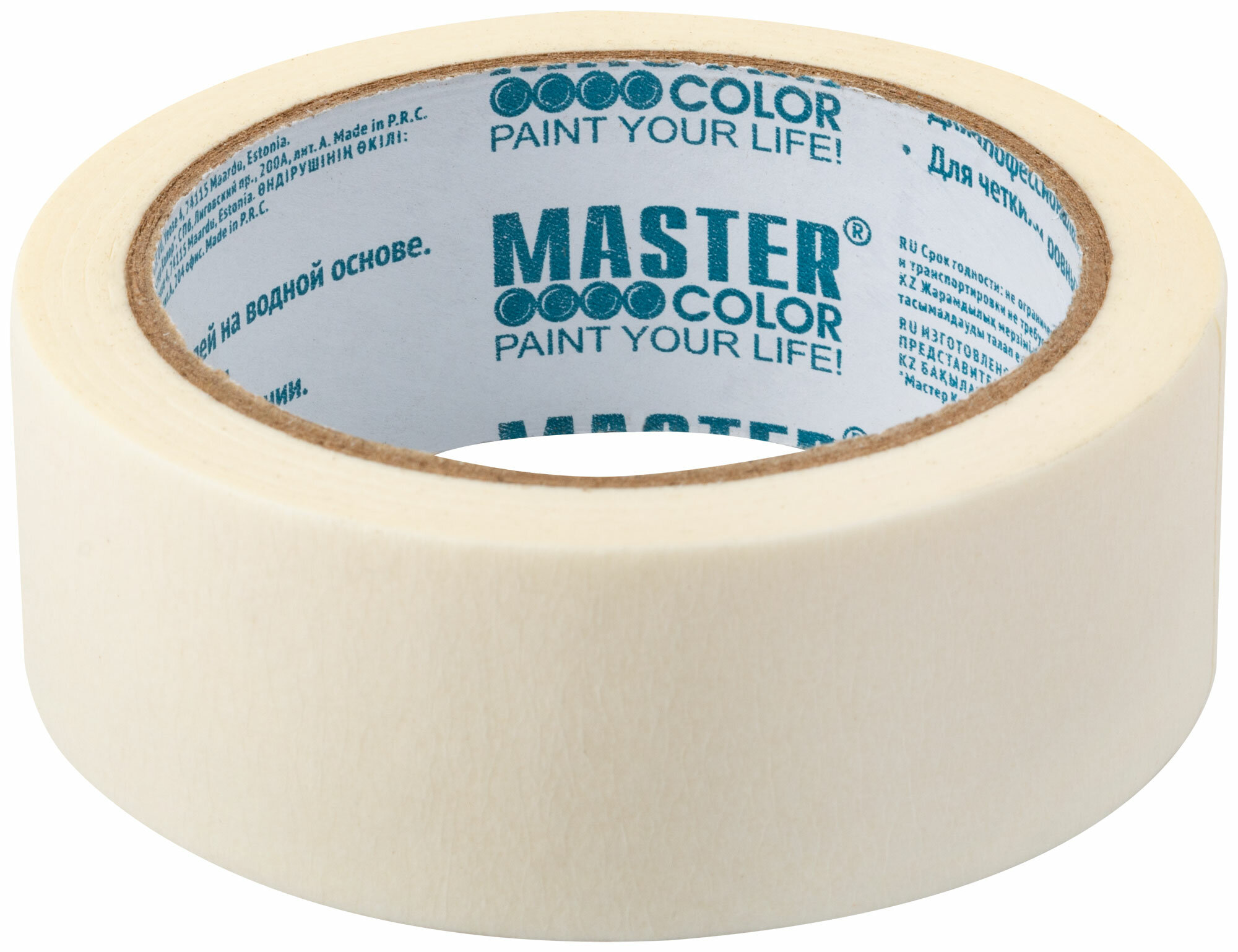 Лента малярная бумажная Master Color 30-6103 термостойкость до 80°C 36 мм х 25 м