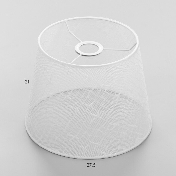 Абажур "Туманность" белый Е27 28х28х21 см (комплект из 2 шт) - фотография № 3