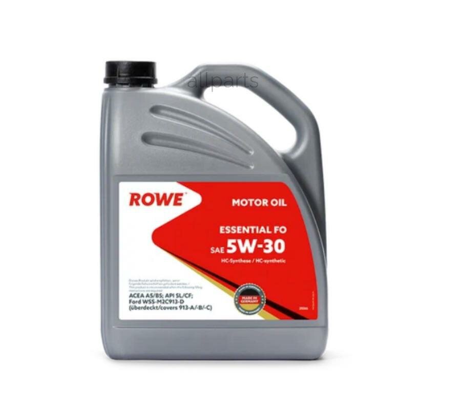 ROWE 20366-453-2A Масло моторное ROWE ESSENTIAL 5w-30 FO 4л