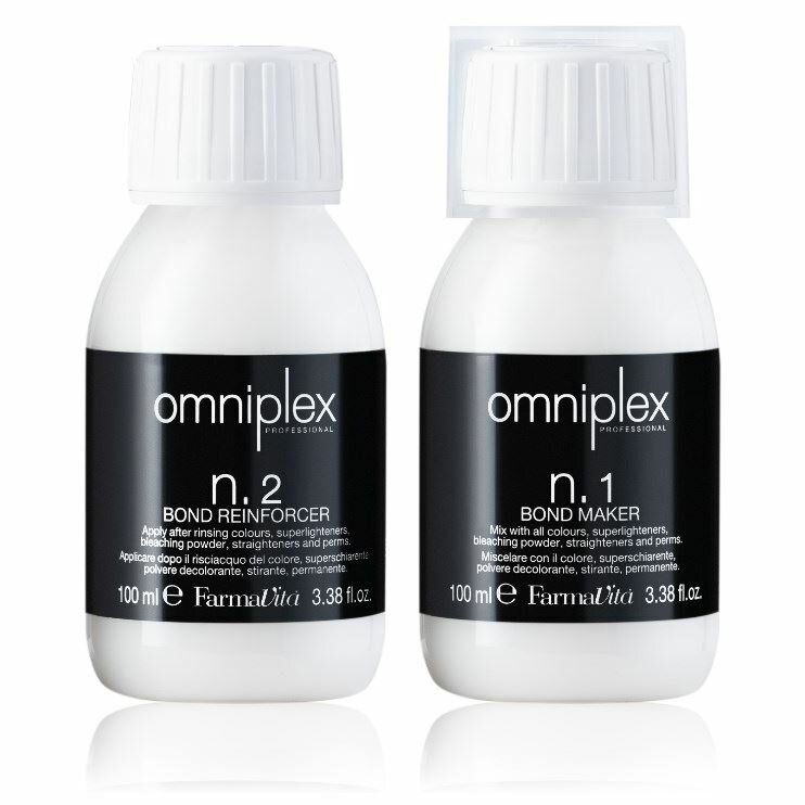 Набор Farmavita Omniplex Omniplex n.1 Bond maker + n.2 Bond reinforcer, Система защиты и восстановления волос, Mini Kit, 2*10 мл