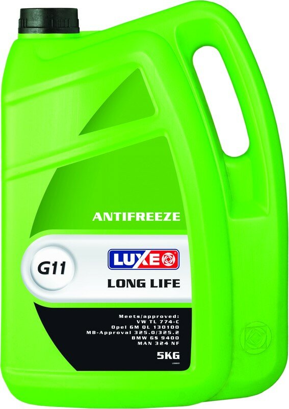 Антифриз Luxe Green Line готовый зеленый 5 кг 666