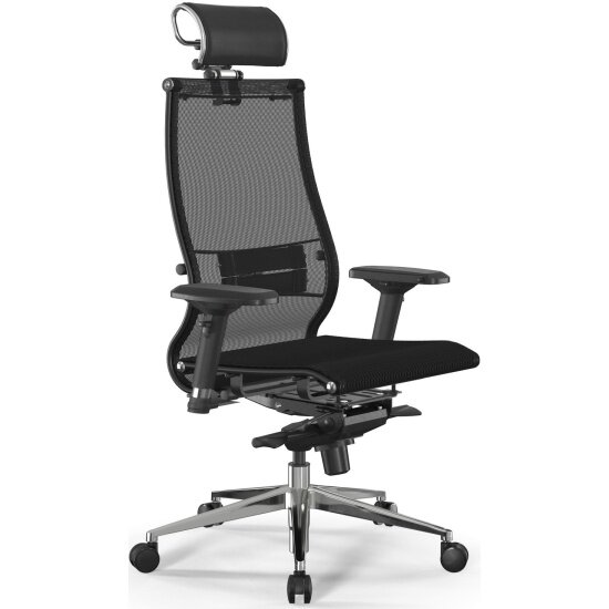 Кресло офисное Метта Samurai L2-9D - TS /Kb00/Nb00/D04P/H2cL-3D(M06. B32. G11. W03) Черный