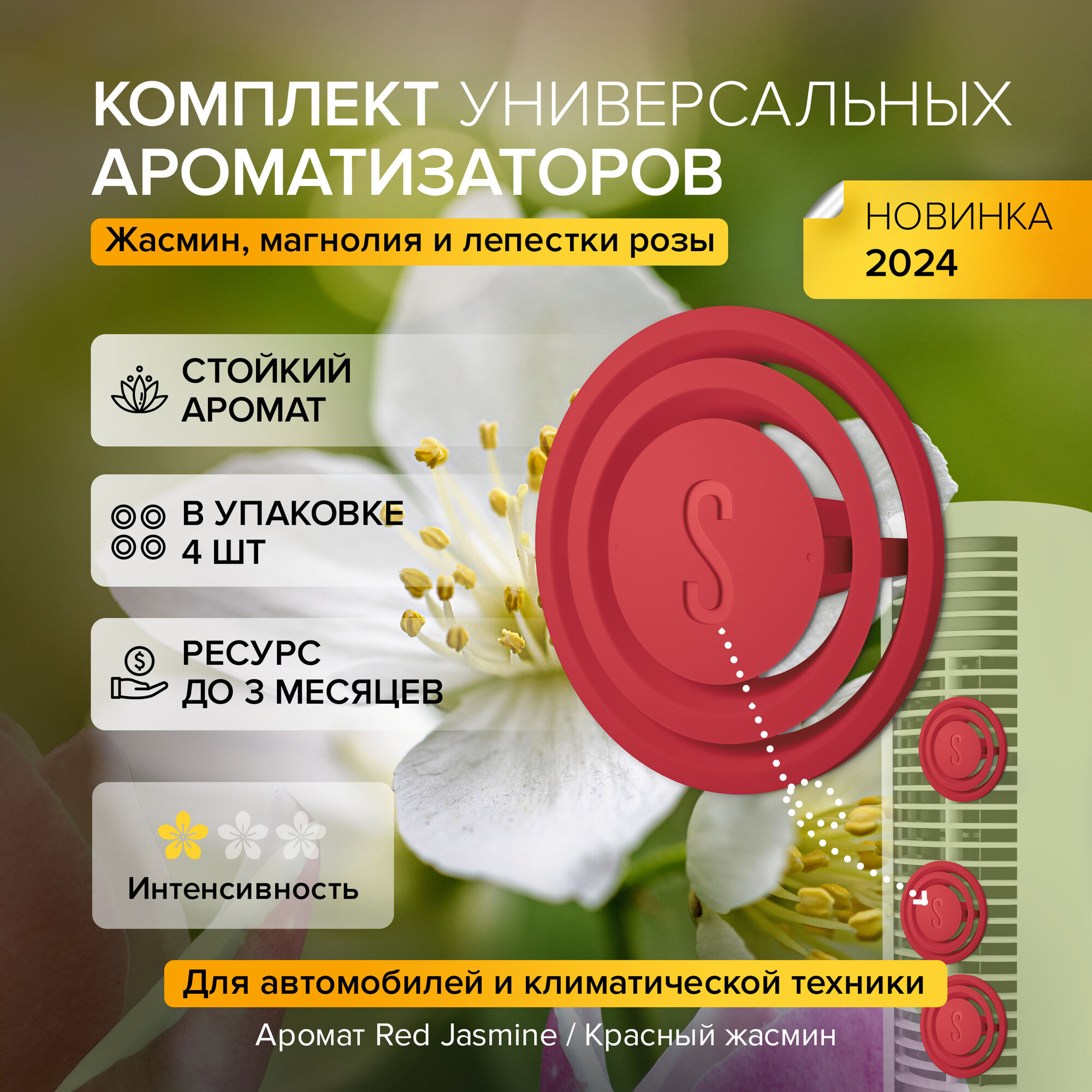 Ароматизатор универсальный Aroma Pin Green Forest A-137