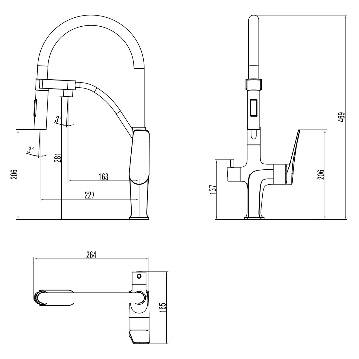 Смеситель Lemark Comfort LM3074C для кухонной мойки