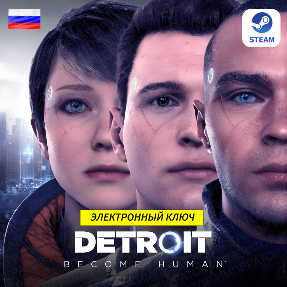 Игра DETROIT BECOME HUMAN Quantic Dream Детройт-Беком-Хьюман-электронный-ключ-STEAM-Россия