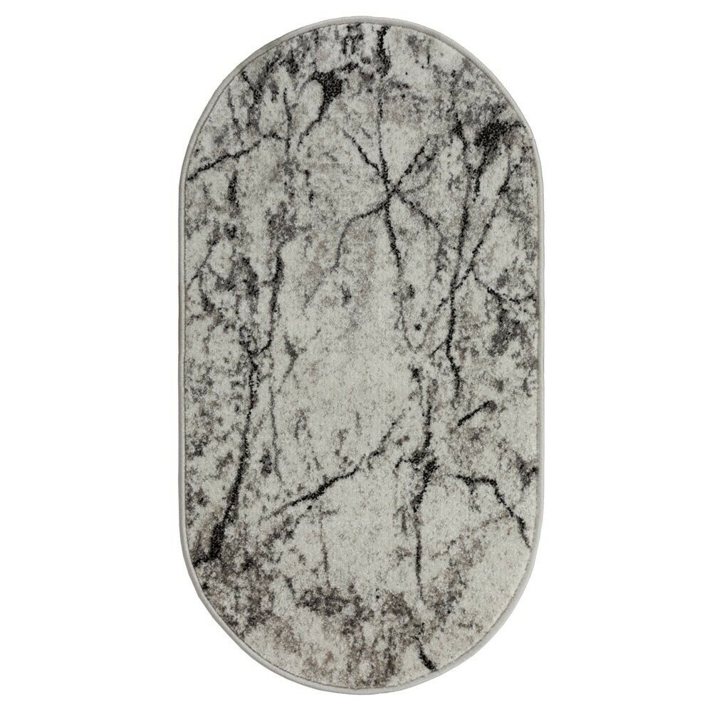 фото Ковер 0,6х1,1 м овальный Agata серый