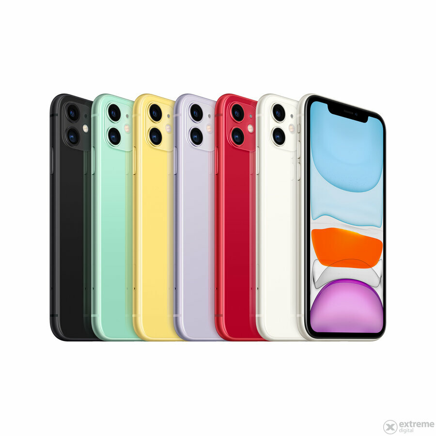 Смартфон Apple iPhone 11 128 ГБ, NFC, экран 6.1, белый, nano SIM