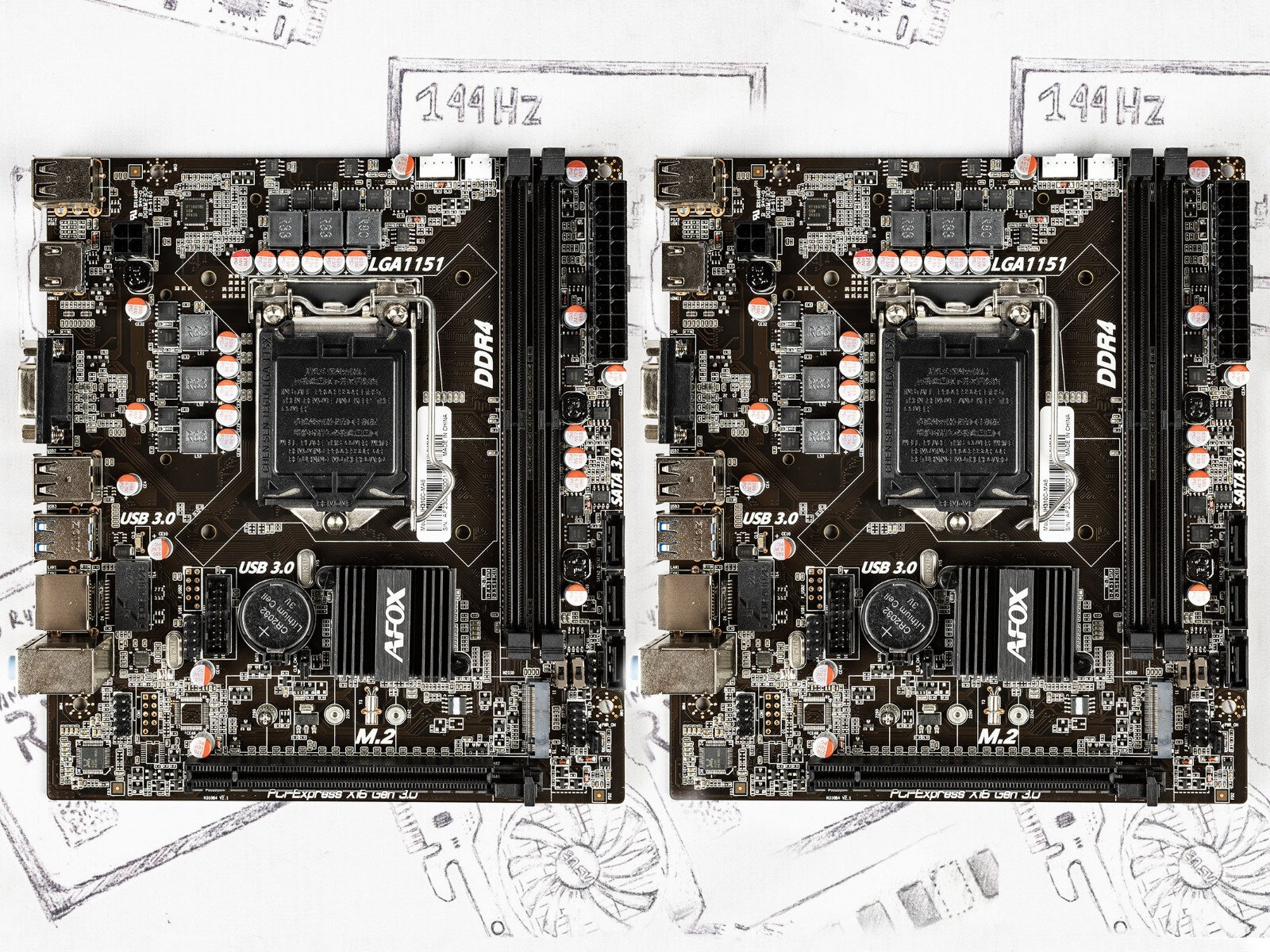 Материнская плата Afox IH310C-MA6 (IH310C-MA6) 2x DDR4-3000Мгц, mATX LGA 1151