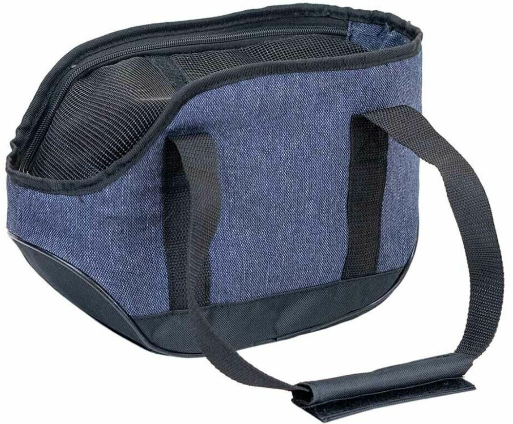 фото Yami-Yami Сумка-переноска "Джойс" с карманом 20*41*h27см, джинсовая