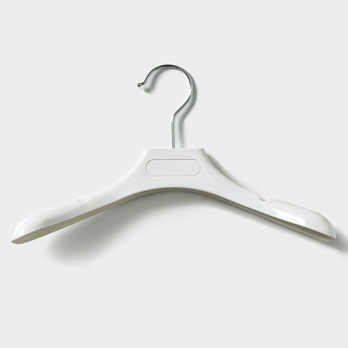 Плечики - вешалка для одежды, широкие плечи, 31×4×17 см, цвет белый - фотография № 4