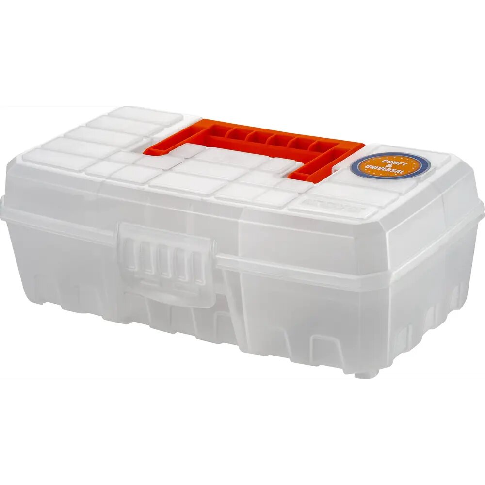 фото Органайзер для крепежа Blocker Techniker прозрачный 84x236x236 мм, пластик