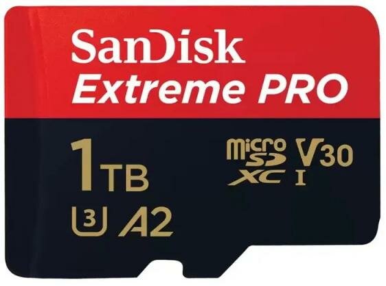 Карта памяти SanDisk Extreme Pro microSD UHS I Card 1TB SDSQXCD-1T00-GN6MA