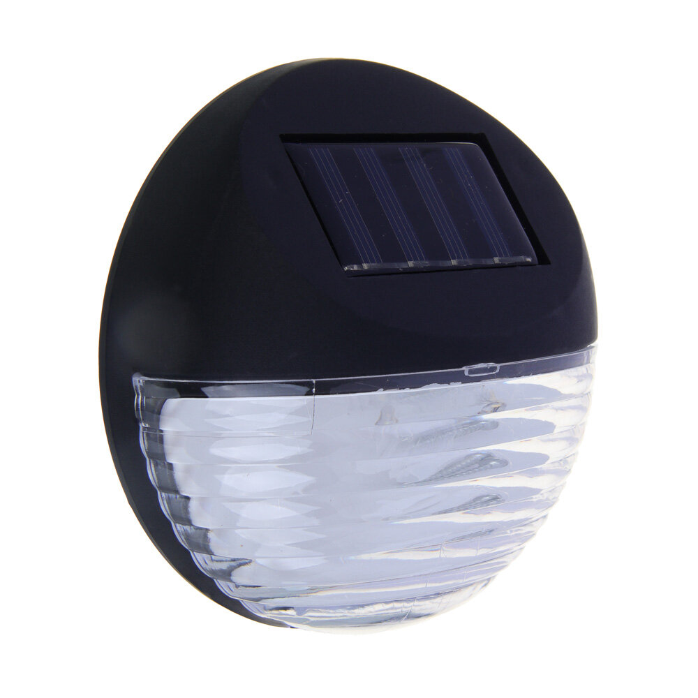 фото INBLOOM Фонарь садовый на солн. батарее, 11х11х4.4см, 2LED, шампань, 1x1.2V 200mAh NI-MH, пластик, 2 штуки