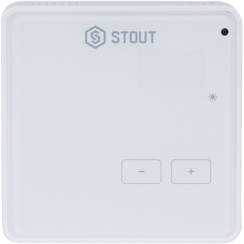 STE-0101-008003 STOUT Беспроводной комнатный регулятор R-8z, белый