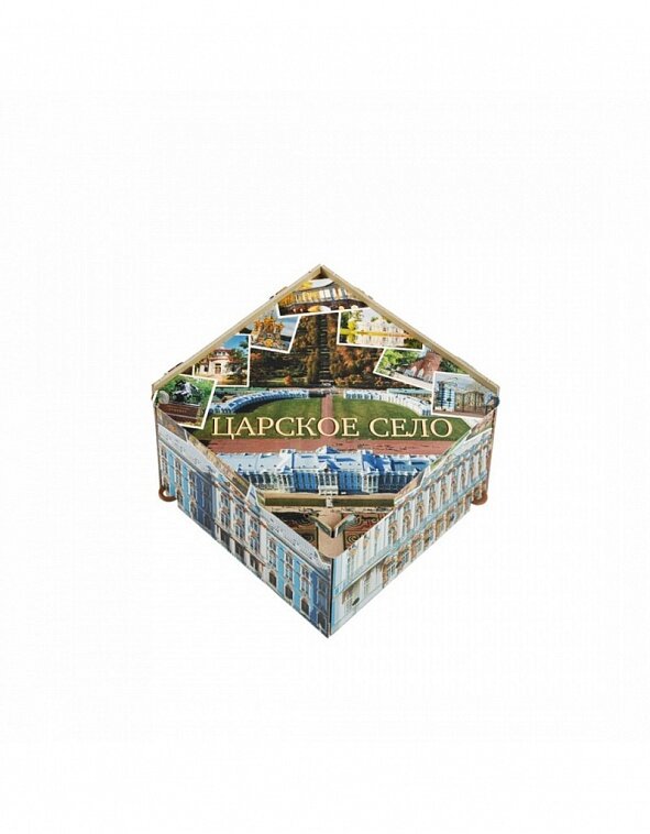 Сборная модель Умная Бумага "Петербург в миниатюре", Янтарная комната, Екатерининский Дворец, картон, 6 деталей