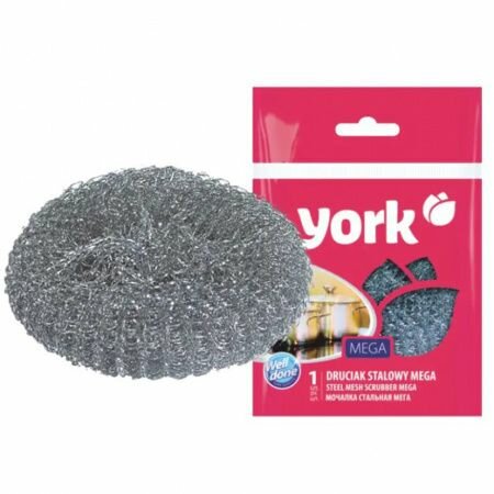 фото Губка стальная спиральная Мега YORK