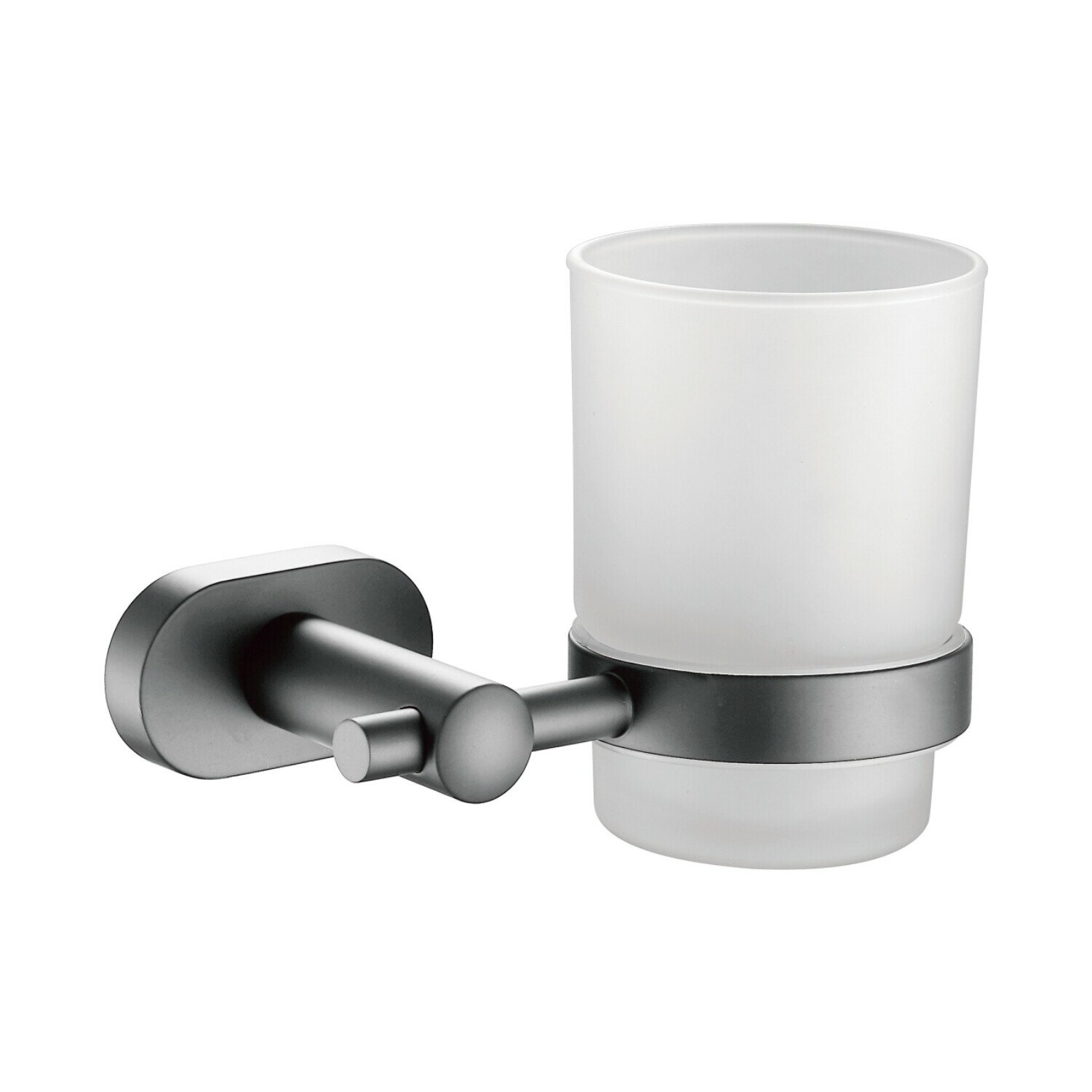 фото Аксессуар для ванной Shevanik SG5112T оружейная сталь Стакан для зубных щеток