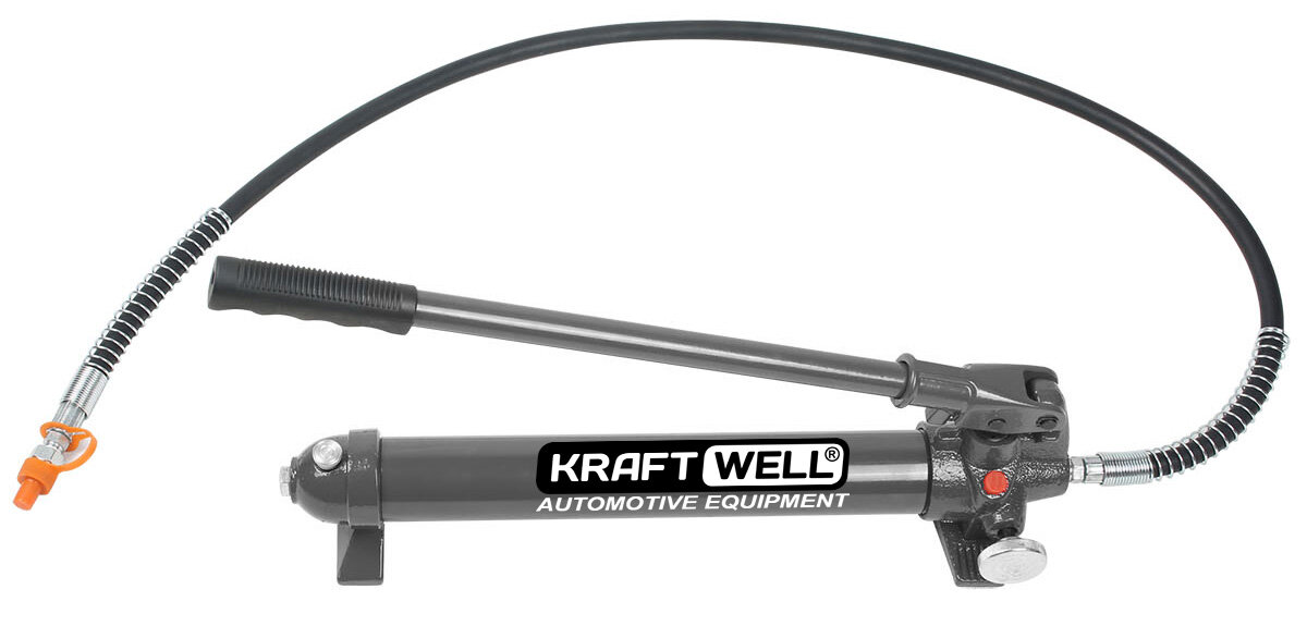 Насос гидравлический ручной 30 т KraftWell KRWHP30V