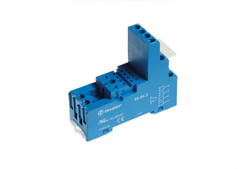 Розетка для реле 55.32 55.34 винт. клеммы клипса в комплекте Finder ...