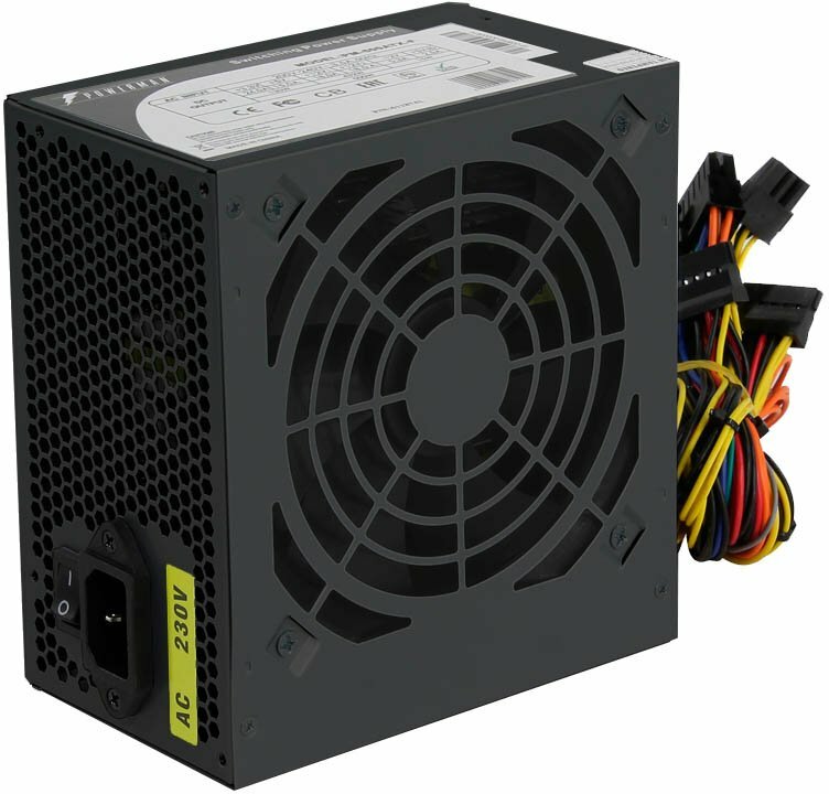 Блок питания In-Win ATX 600W BLACK PM-600ATX-F-BL POWERMAN