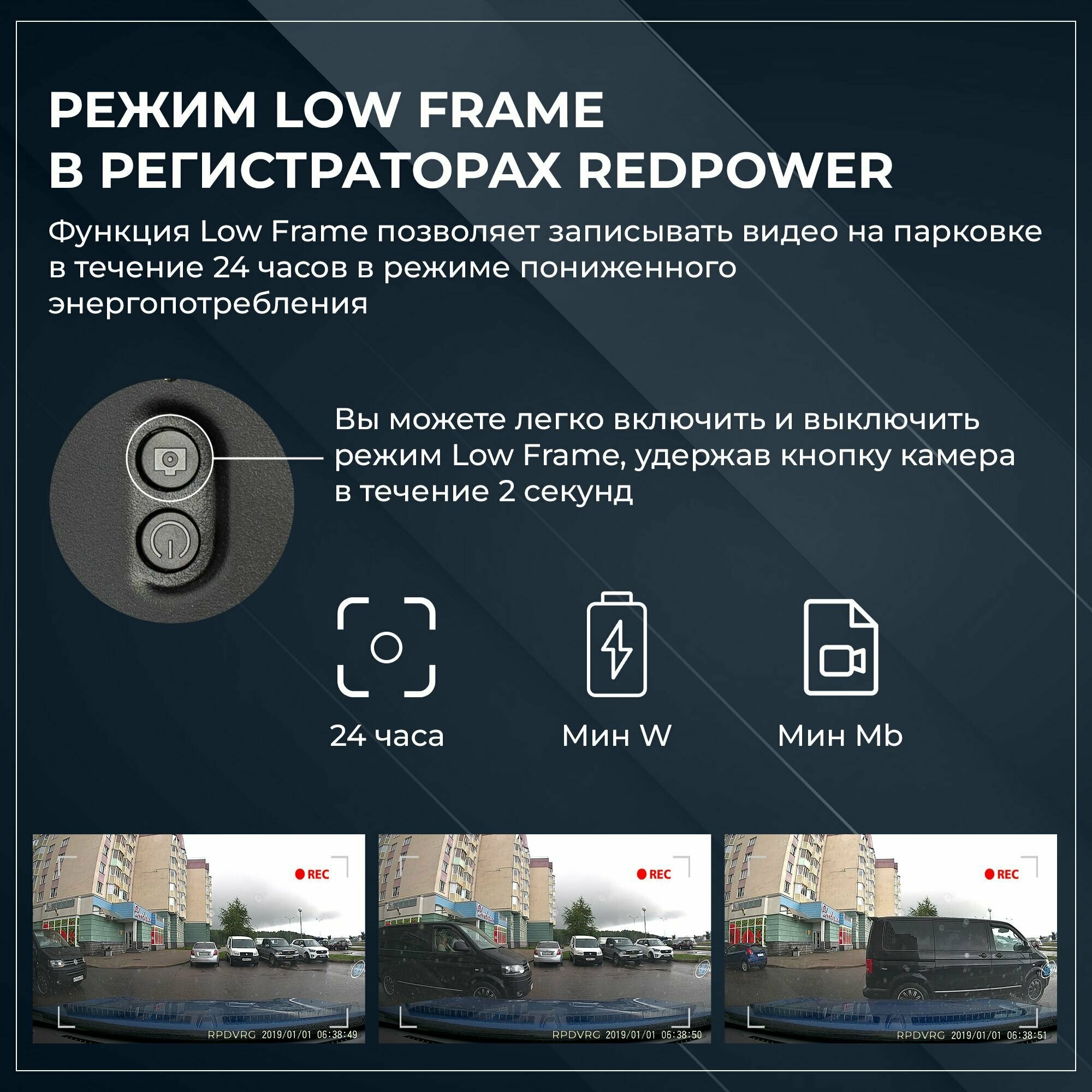 Штатный видеорегистратор Redpower DVR-TOY2-G для Toyota Prado 150 (2017+) с ассистентом ближнего-дальнего света