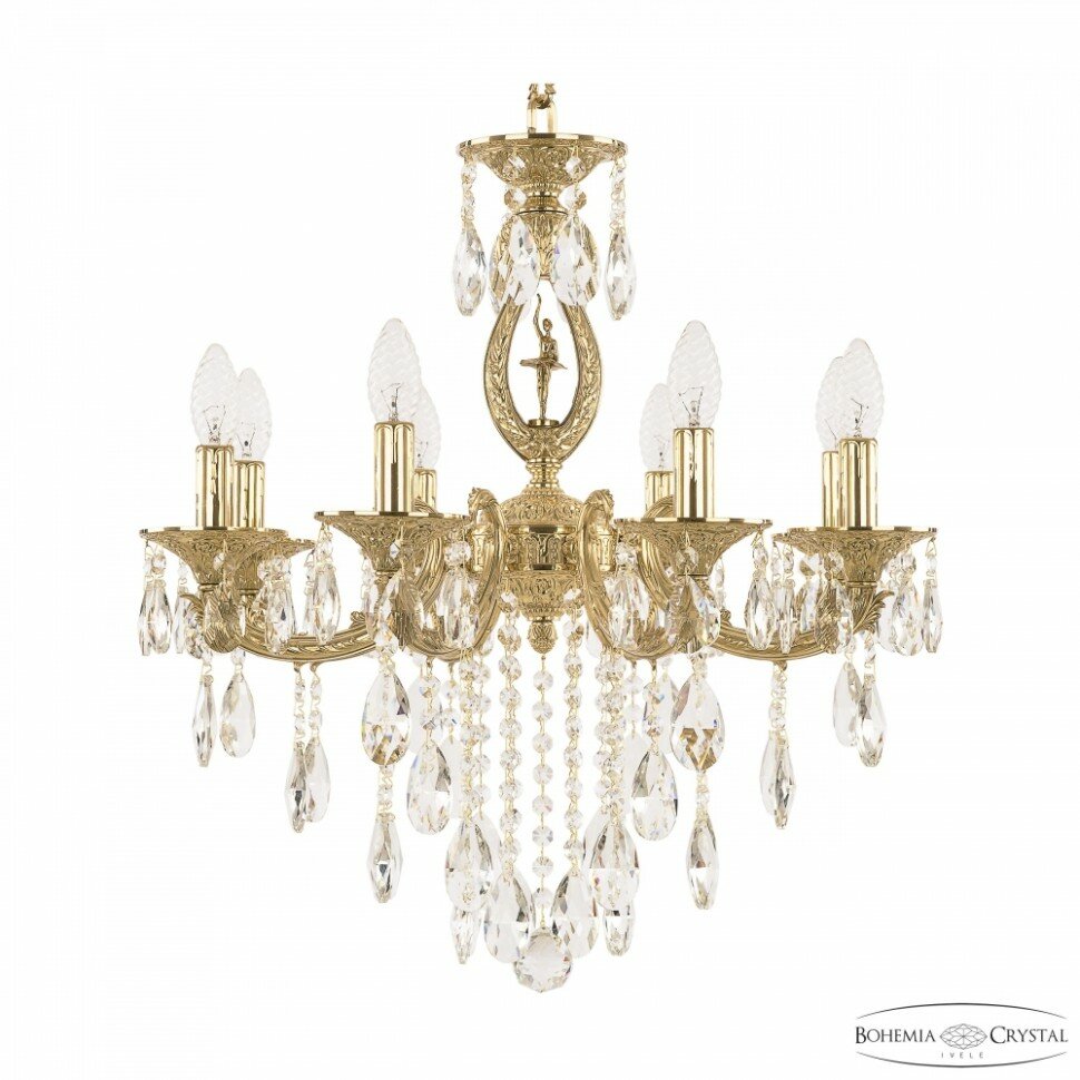 Подвесная люстра Bohemia Ivele Crystal Florence 71408/8/175 B G FD2S - фото №1
