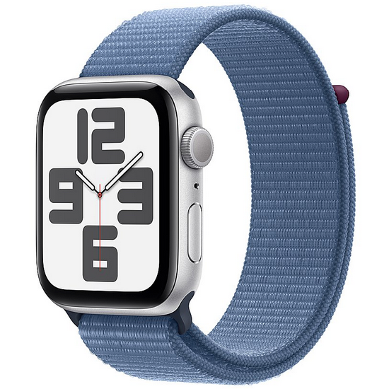 Умные часы Watch Series SE 2023 Gen 2 44 мм Aluminium Case, Silver/Winter Blue Sport Loop