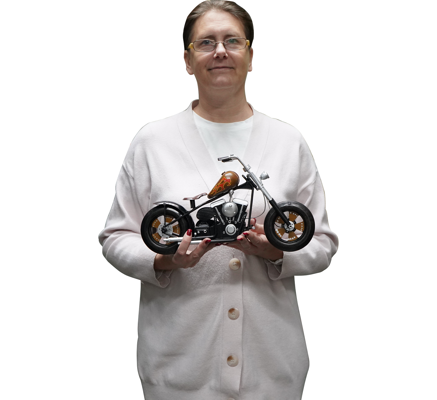 Модель ретро мотоцикл Боббер Харлей Дэвидсон длина 36 металл