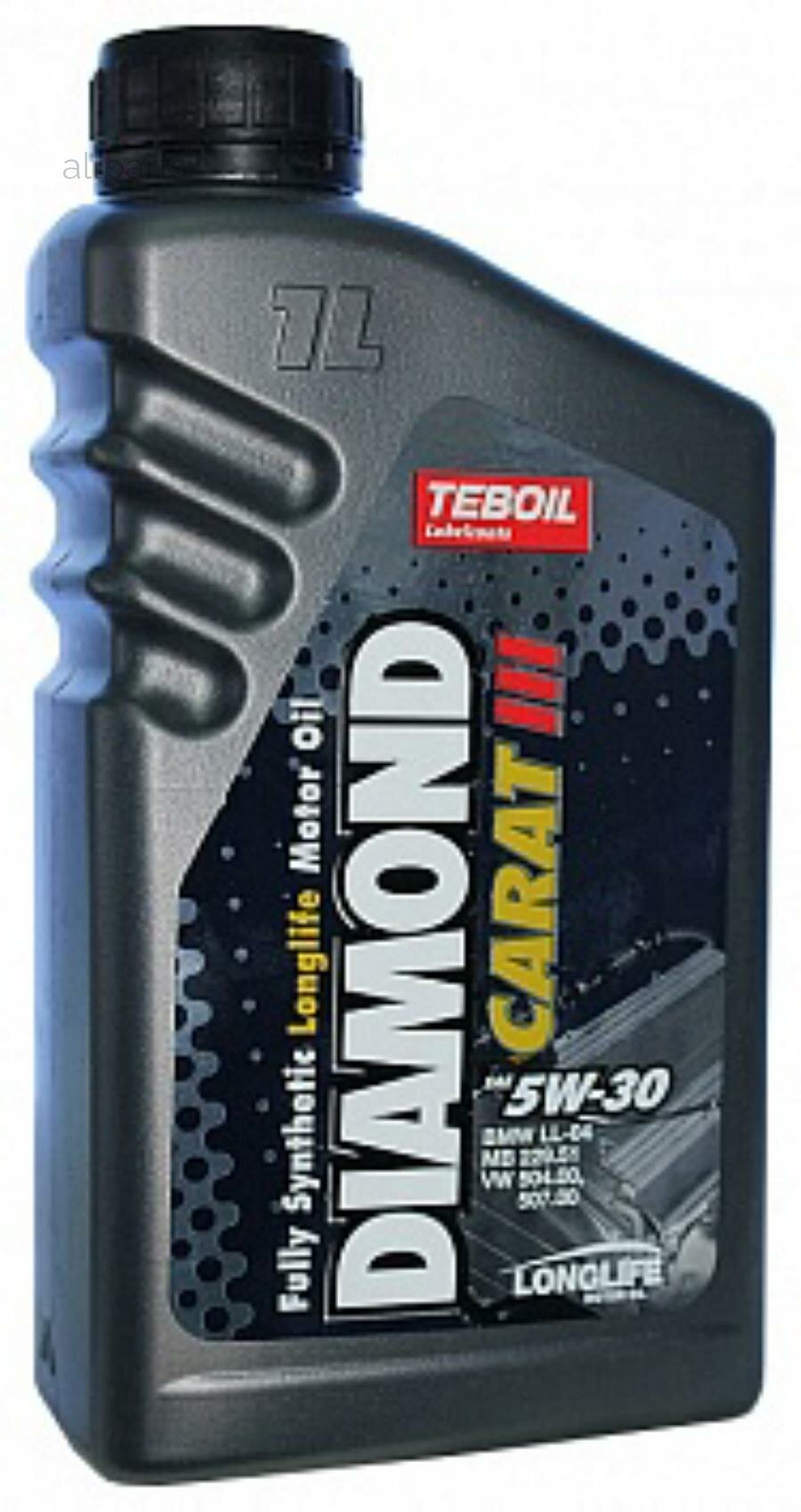 TEBOIL 19005 Масло моторное TEBOIL Diamond Carat III 5W-30 синтетическое 1 л 19005