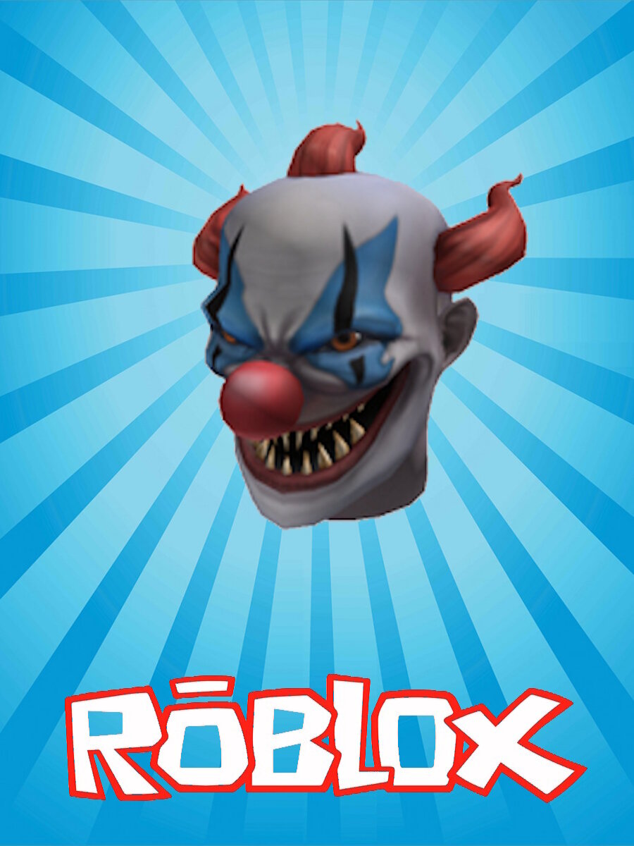 Roblox - Скин Evil Clown Mask (Ключ активации; Регион активации РФ)