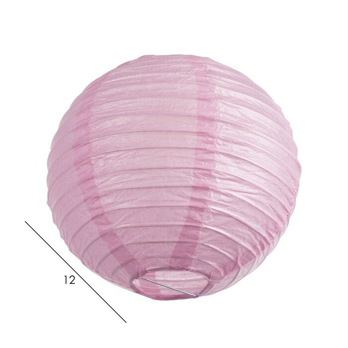 Абажур розовый d.15 см (комплект из 9 шт) - фотография № 5