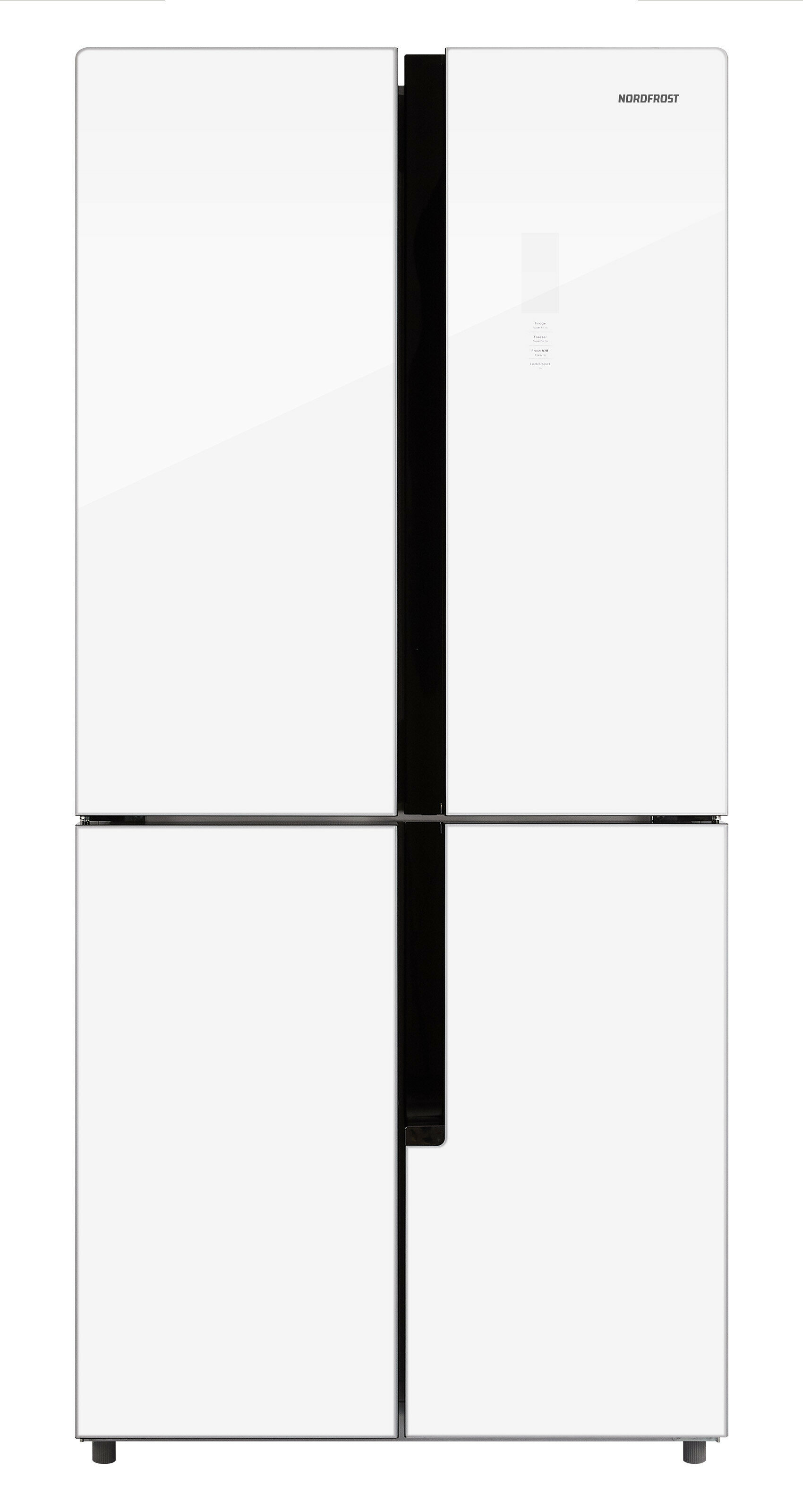 Холодильник Side by Side NORDFROST RFQ 510 NFGW inverter