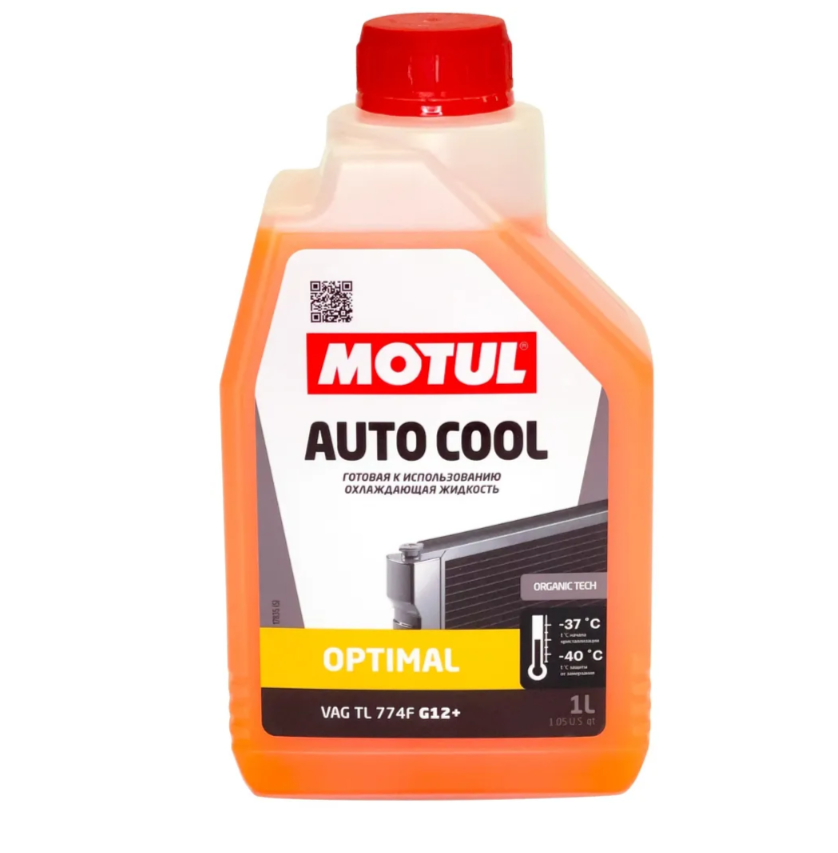 Motul AUTO COOL OPTIMAL -37C 1л Антифриз,