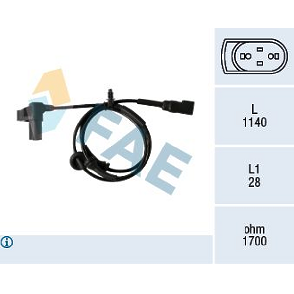 FAE 78345 датчик abs