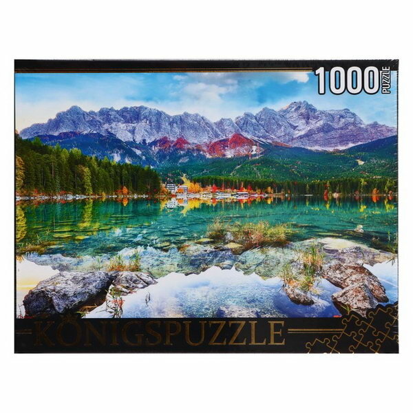 Puzzle-1000 "Германия. Озеро Айбзее" (ГИK1000-0639) Konigspuzzle - фото №2
