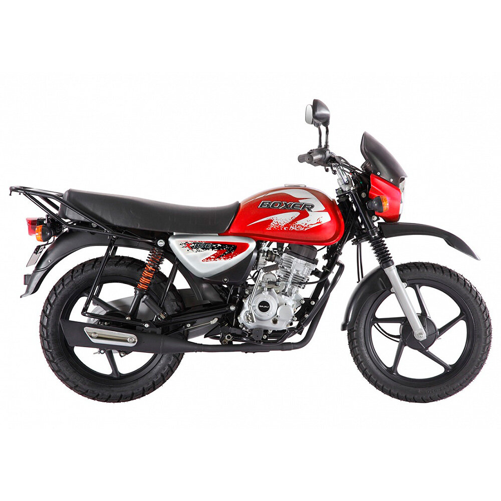 Мотоцикл Bajaj Boxer BM 125 X Двиг 4Т 12453 10 лс красный BAJAJ-BM-125X-RED