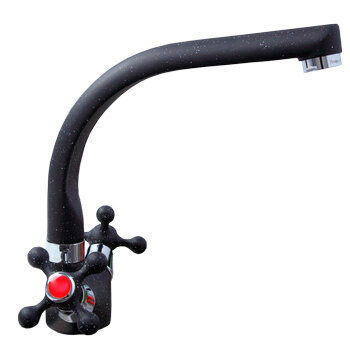 фото Смеситель для кухни MATRIX SMF-823090/BK чёрный